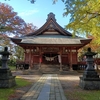日吉八幡神社周辺が紅葉していました（秋田県秋田市）