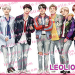 防弾少年団（BTS）　 の　似顔絵イラスト