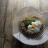 めかぶとしらすの温玉蕎麦