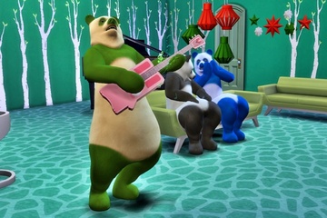 3頭のパンダチャレンジ（16）