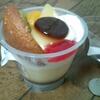 Pudding with fruits = 198 yen ($2.02 €1.52)