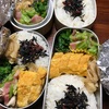 2019年3月8日のお弁当　炊き立てご飯の冷凍パックが活躍