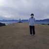 ＧＯＬＦ一人予約20210217・・・風と戦った