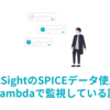 QuickSightのSPICEデータ使用量をLambdaで監視している話