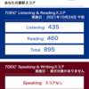 TOEIC 結果