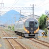 予讃線香西駅で特急｢いしづち｣利用車両を確認