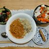  ねばねばバクダン丼。スパイスカレー。