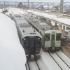 陸羽西線で最上川の雪景色を楽しむ【週末パスで雪の南東北へ⑩】