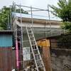 今日は数日前から雨の予報だったので、屋根の