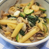 在庫処分野菜でシーフードパスタ