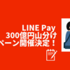 【2019/5/16更新】LINE Pay 300億円山分けキャンペーン開催決定！「自己負担なし」で友だちに1000円送れる激アツキャンペーン！！