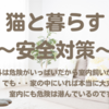 猫も人も安心して暮らせる家〜脱走防止・安全対策〜