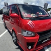 真っ赤のハイエース200系のカスタムがかっこいい！ #Shorts