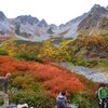 紅葉の涸沢　秋の北アルプスで恒例親子登山①　2013.10.4