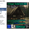 Village Exteriors Kit　森の中にある村 RPG向きの建築物３Ｄモデル