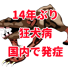 狂犬病が国内で14年ぶりに発症、愛知県