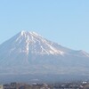 今朝の富士山