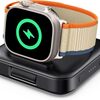 SwanScout Apple Watch対応 充電スタンド モバイルバッテリー アップルウォッチ用磁気充電器 1800mAh 軽量 コンパクト apple watch全機種対応 Ultra 2/1、Series 9/SE/8/7/6/5