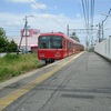 あっかい電車のふうけい - 2019年6月よっか