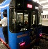 夜の京阪電車