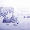 らくがき描いてみた　銀と猫