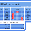 第750回 mini toto A組 配当金予測と私の予想