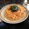 神田ランチ#.44食べ歩き.バーランチ...明太子スパティとアイスコーヒーとグリーンサラダのセット