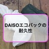 【DAISO】100均のエコバックが限界！何回くらい使用できたのか？