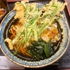そばの陣（西新井）ミニ天丼セット〔温•エビ〕＋ニラ天