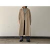 AURALEE (WOMEN'S) / WASHED FINX CHAMBRAY TWILL SOUTIEN COLLAR COAT