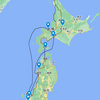 北海道ツーリング第二段 2025 北の長崎ルート（3案）を地図に落とし込み