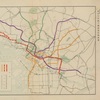 戦前(1935年前後)の東京市地下鉄計画図を発掘したので今の地図に重ねてみた。