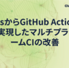 JenkinsからGitHub Actionsへの移行で実現したマルチプラットフォームCIの改善