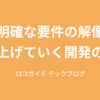 不明確な要件の解像度を上げていく開発の話