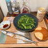 枝豆とビールでひさびさの宅飲み