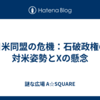 日米同盟の危機：石破政権の対米姿勢とXの懸念