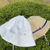 【親子リンクコーデ】ファミリアの夏用帽子。