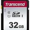 Transcend SDHCカード 32GB 3D TLC UHS-I Class10 TS32GSDC300S