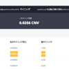 【227日目】CNVマイニング収益&ステーキングは28日目