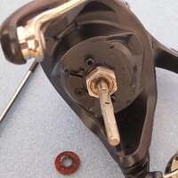20 ストラディックSW 4000HG ベアリング追加 その1 - 分割ボート