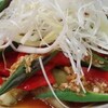 焼き夏野菜の涼拌（辛味で胃腸シャキッと）