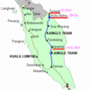 マレーシア::ジャングル列車