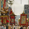 山鉾巡行・渋滞中