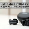 Bose Ultra Open Earbudsは低音を楽しめるイヤーカフ型！音楽を楽しみたいならこれが最適解だ