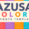 更に大体いい感じになるkeynoteテンプレート「Azusa Colors」作った