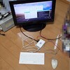 キーボード借りてきて、"ラズベリーパイ"セットアップの続き