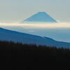 初冬の富士山