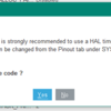  When FreeRTOS is used, it is strongly recommended to use a HAL timebase source other than the Systick.