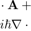 product of momentum with Vector Potential under Coulomb gauge