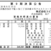 株式会社ユビレジ　2018年4月期（第9期）決算公告